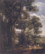 John Constable Landscape with goatherd and goats after Claude 1823 oil painting picture wholesale
